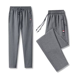 COLLANT DE RUNNING Pantalon de sport décontracté pour homme en coton gris avec poche zippée - Running Fitness