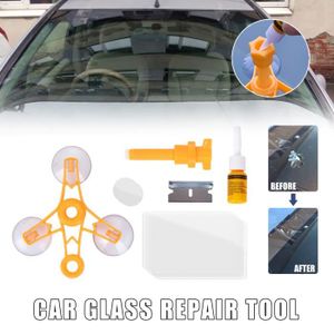 WBTY 1 ensemble de liquide de réparation de vitre de voiture - Outil de  réparation de fissures de vitre de voiture - Kit de réparation de  pare-brise de voiture : : Auto