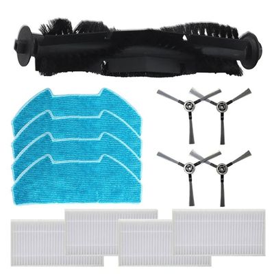 Kit Brosse Latérale Et Filtre à Poussière Pour Robot Aspirateur Ecovacs T30 PRO Et MAX