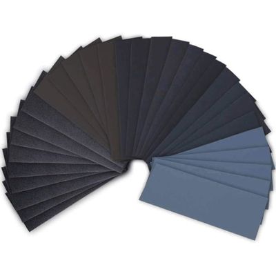 Lot De 10 Papiers De Verre Abrasifs Mixtes 800/1000/1200/1500/2000 - 230x280mm, Papier Abrasive Sec/Humide Imperméable En Carbure De Silicium