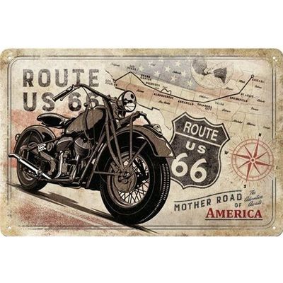 Plaque Murale Métal Moto Superbike - 30 X 20 Cm, Neuve, Décoration Atelier Ou Salon, Fabrication Française