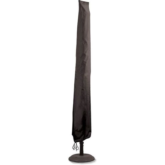 D595 Storm Black Housse de Parasol Extra Large Noir 190 cm