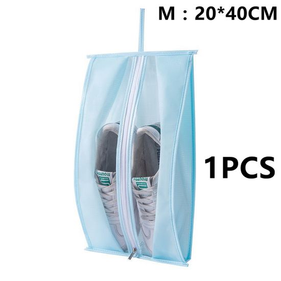 Lot De 10 Sacs à Chaussures De Voyage Avec Fenêtre Transparente - 44 X 32 Cm, Cordon De Serrage, Tissu Non Tissé, Anti-poussière