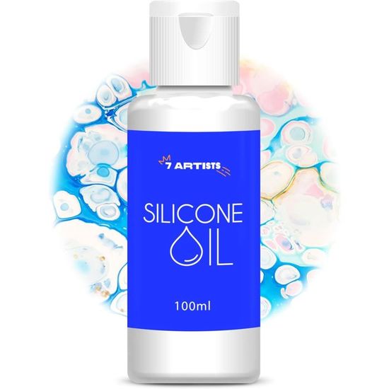 Huile De Silicone 100% Pure Pour Pouring Art - 200ml, Activateur De Cellules Acrylique/aquarelle, Non Toxique