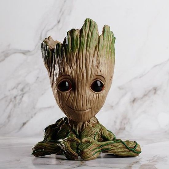 Pot de Fleur Groot - Guardians of the Galaxy Vol. - PVC - 15cm - Organisateur de Stockage - Cadeaux Pour Enfant