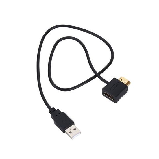 Adaptateur HDMI 1 Mâle Vers 2 Femelles - Splitter Compact Pour Double écran