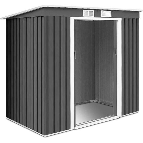 Abri Voiture Métal Extérieur 4,4x3m - Toit Rigide, Résistant Pluie/neige, Pour SUV Et Tracteurs - 6