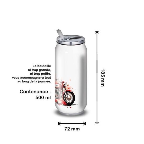 Bouteille iso. avec thermometre 2cv