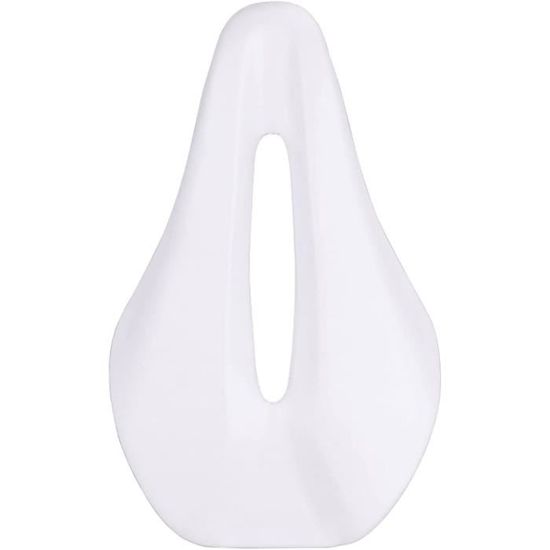 Selle Vélo Route WEST BIKING – Nez Court, Cuir PU, Creuse, Légère 256g, Neuve