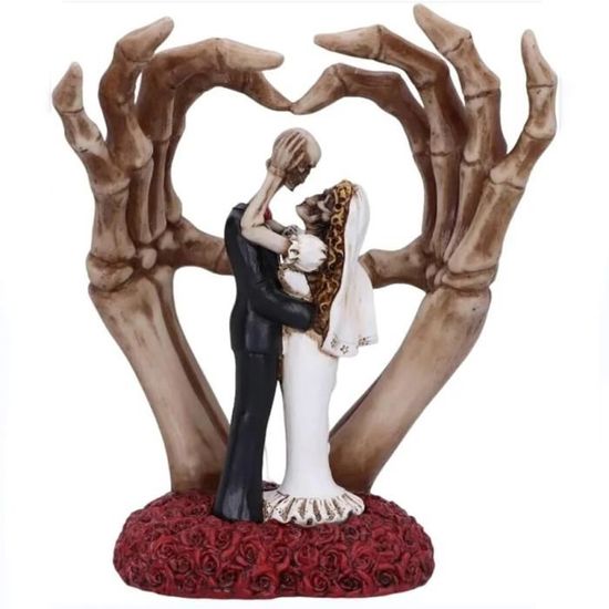 Kityemo Statue de Doigts d'amour, Statuette Couple, Statue Amour, Art