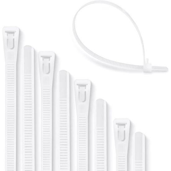 Collier de Serrage Réutilisables 100 Pièces Amovibles Attache Câble — free download
