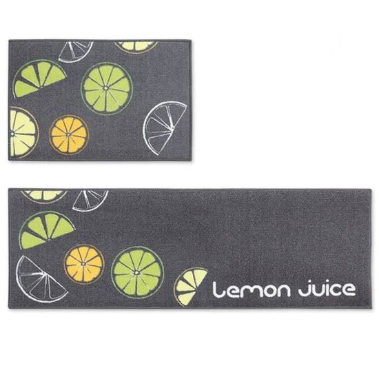 Levoberg 2 Pièces Tapis Cuisine Antidérapant Absorbant Tapis de Sol Levoberg 2 Pièces Tapis Cuisine Antidérapant Absorbant Tapis de Sol