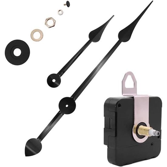 Kit De Mouvement D'Horloge à Quartz Silencieux - Mécanisme Complet Pour Réparer Ou Créer Une Horloge Murale