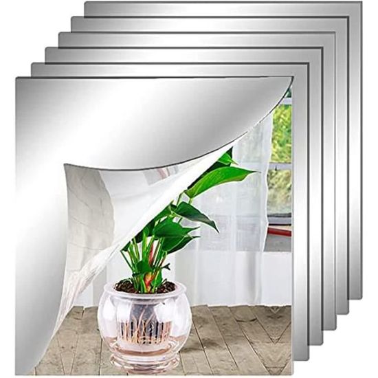 Buachois Lune Miroir Acrylique Mural – Lot Autocollants Phases De Lune Argentées, Décoration Murale Élégante Et Moderne Pour Salon, Chambre, Bureau