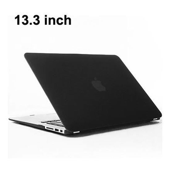 Coque de protection transparente pour MacBook air 13 pouces (noir) Cdiscount Informatique