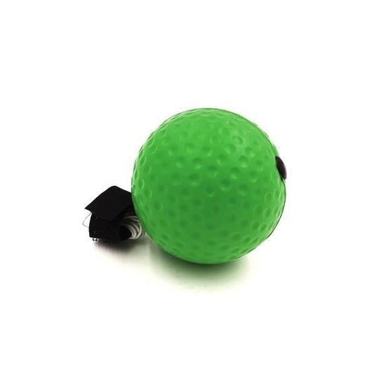 Green Ball - balle de boxe, en PU, ?� t??te de balle,'entra?�nement ?� la maison, sac de sable de 