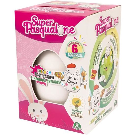 SHUFFLE Œuf De Pâques à Surprises - 5 Jouets Dont Peluche - Cadeau Amusant Pour Filles