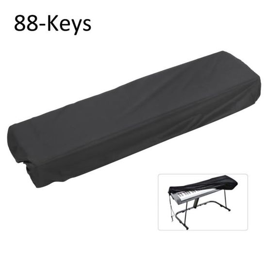 Housse Anti-poussière Pour Clavier De Piano 88 Touches - Tissu Rouge, Protection Pour Piano Droit, Numérique
