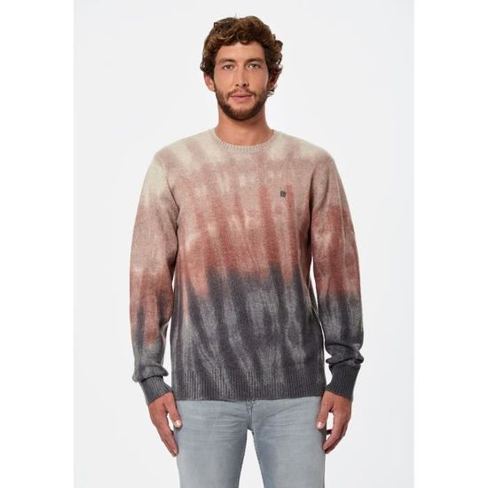 Pull Rayé Multicolore Maine New England Homme Taille L - 100% Coton