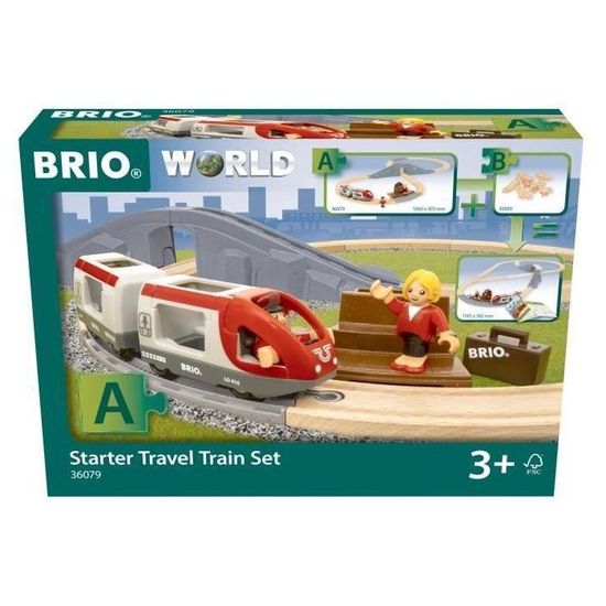 Bebeboutik - Brio World Circuit Reportage Safari - Coffret complet 26
