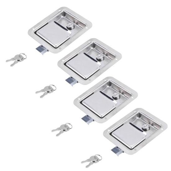 Quincaillerie de Porte Loquet de Porte à Ressort en Acier Inoxydable de 3 Pouces de Long avec