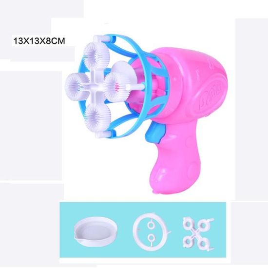 Machine à Bulles Baguette Magique Pour Enfant - Avec Lumières Et Musique, Portable, Pile AA - 7