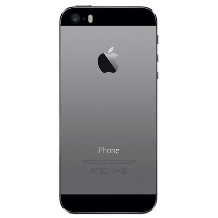 APPLE Iphone 5S 16Go Gris sidéral - Reconditionné - Etat correct