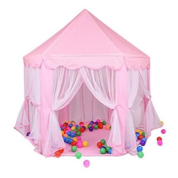 Filles Princesse Castle Tente, Enfants intérieur Grand Playhouse portable pour Childs Tout-petits jouets cadeau Prese 1FQO3H