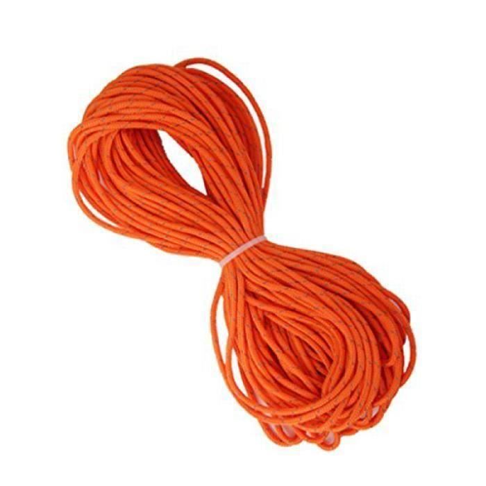 Corde de Camping réfléchissante de corde de vent de tente Portable Durable pratique pour la chasse de voyage de TENTE DE CAMPING