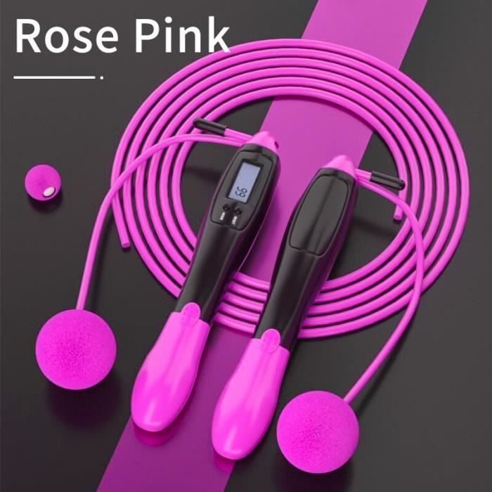 Accessoires Fitness - Musculation,TMT électronique vitesse corde à sauter sans fil cordes à sauter Crossfit réglable - Type Black