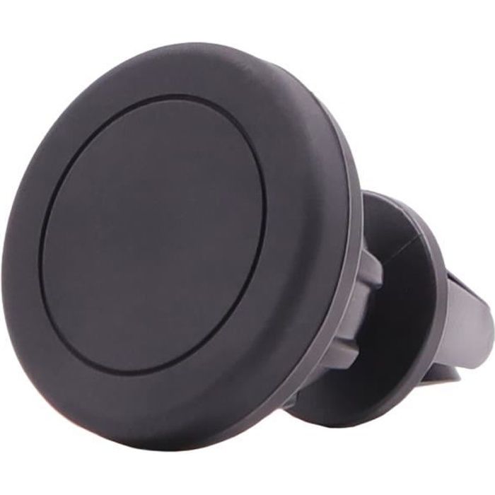 SUPPORT TELEPHONE VOITURE AIMANTE -NOIR- POUR GRILLE DE VENTILLATION