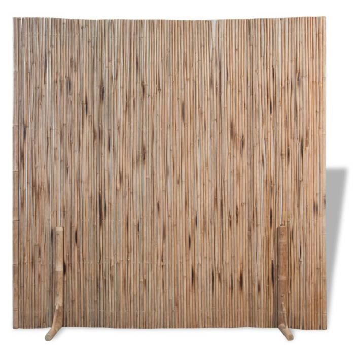 ♫8660 Clôture de jardin Brise vue Classique Bambou 180x170 cm MMCZ®