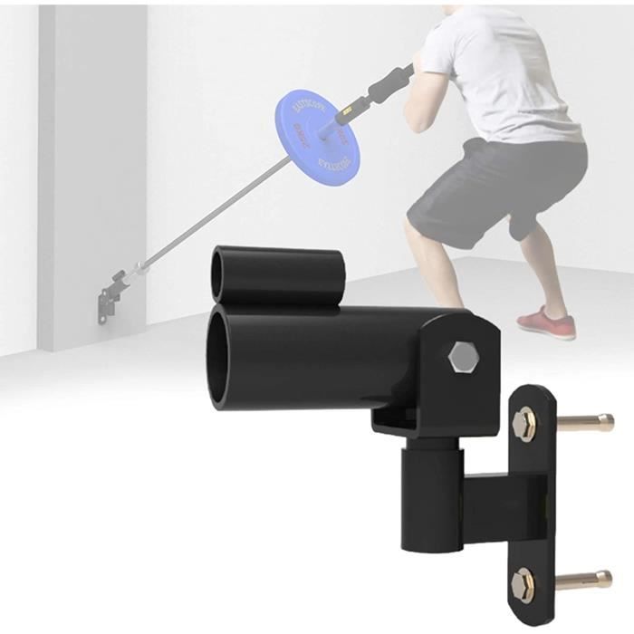 POIDS HNWTKJ Support Barre Musculation, Barbell T-Bar Row Platform Post Insert Landmine, Facile à Installer, Supports de 600
