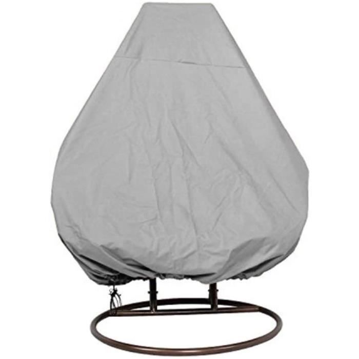 Coussin de chaise suspendu HYUGO Jardin Rotin Osier Fauteuil Suspendu Imperméable Housse Meuble - Housse de Protection pou184