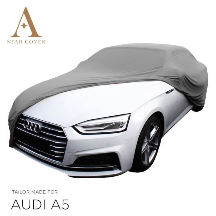 AUDI A5 SPORTBACK (B8) BÂCHE DE PROTECTION POUR INTÉRIEUR GRIS COUVERTURE DE VOITURE CARCOVER