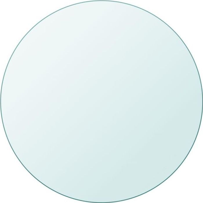 Dessus de table Plateaux de table rond Verre 300 mm -RUR