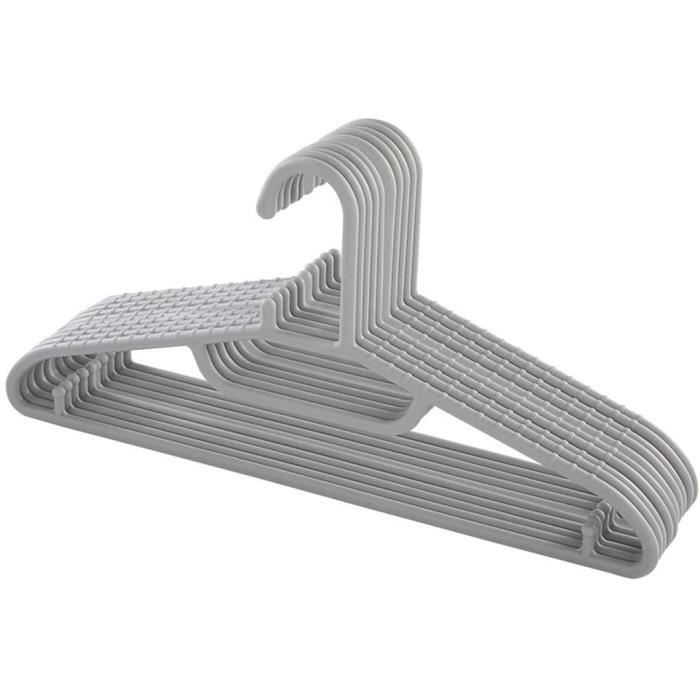 SECHE MF 20 Pcs Cintre Adulte en Plastique Non marquant Cintre en Plastique Ultra Mince antideacuterapant Ensemble de cintres a452