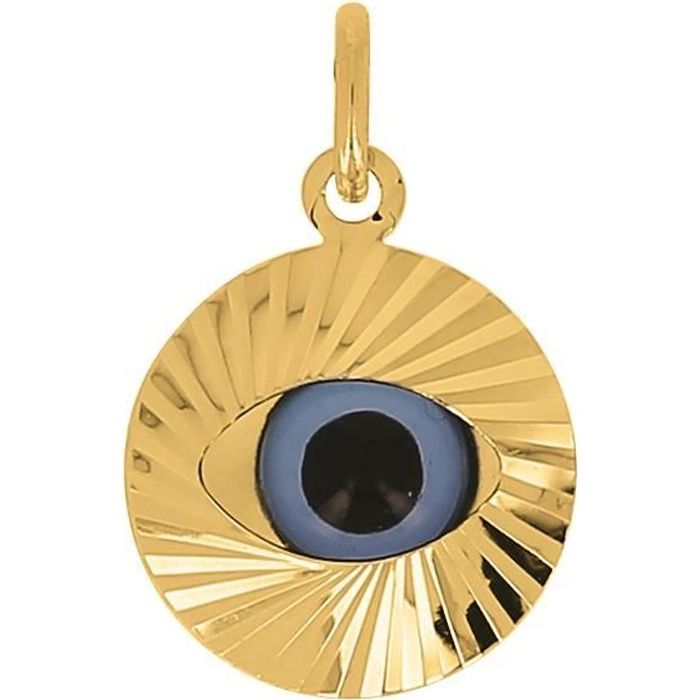 Pendentif Œil En Or Jaune 18 Carats