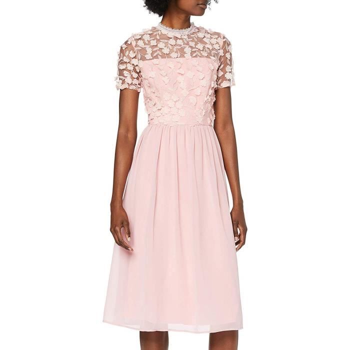 Chi Chi London Scorcha Robe de soirée, Rose (Pink Br), 42 (Taille Fabricant: 14) Femme - 52378