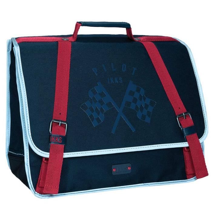 Cartable IKKS Boy Pilot Bleu 38 CM