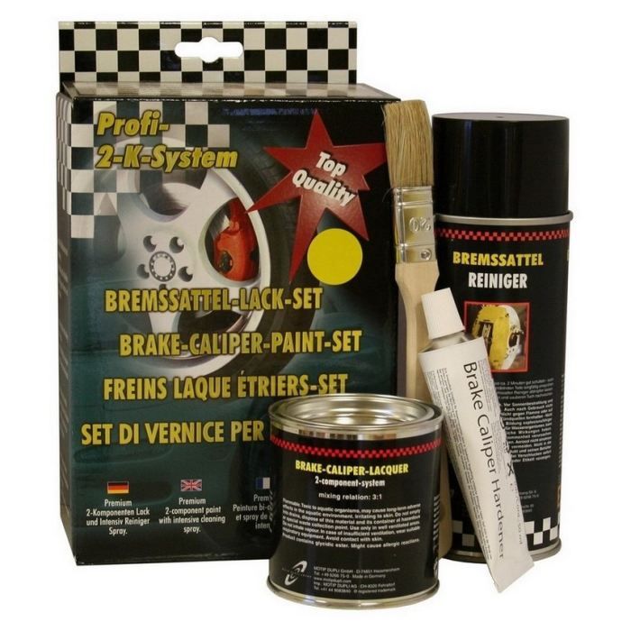 kit Peinture pour étrier de freins JAUNE