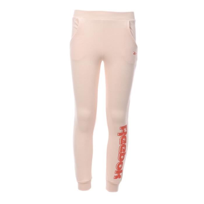 Jogging rose fille Reebok Wood Mark Jogger