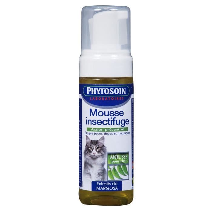PHYTOSOIN mousse insectifuge chats flacon 150 ml