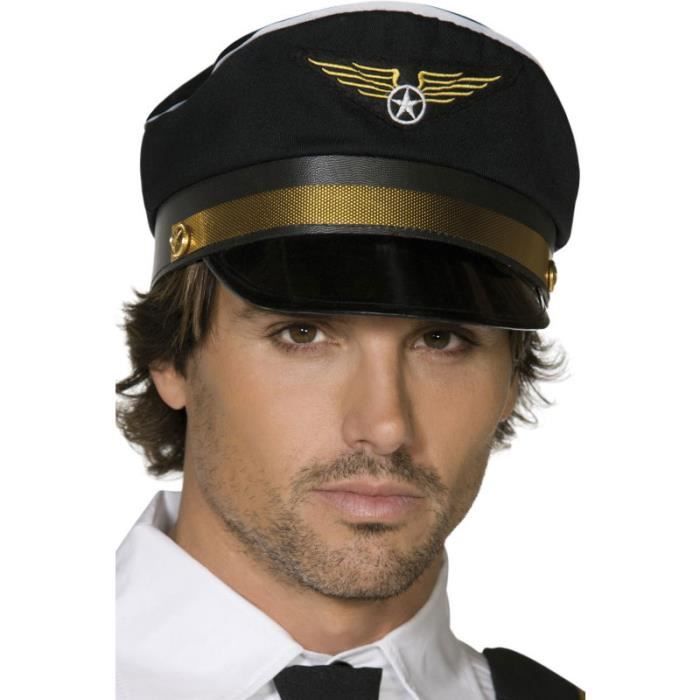 Chapeau pilote de l'air Taille Unique