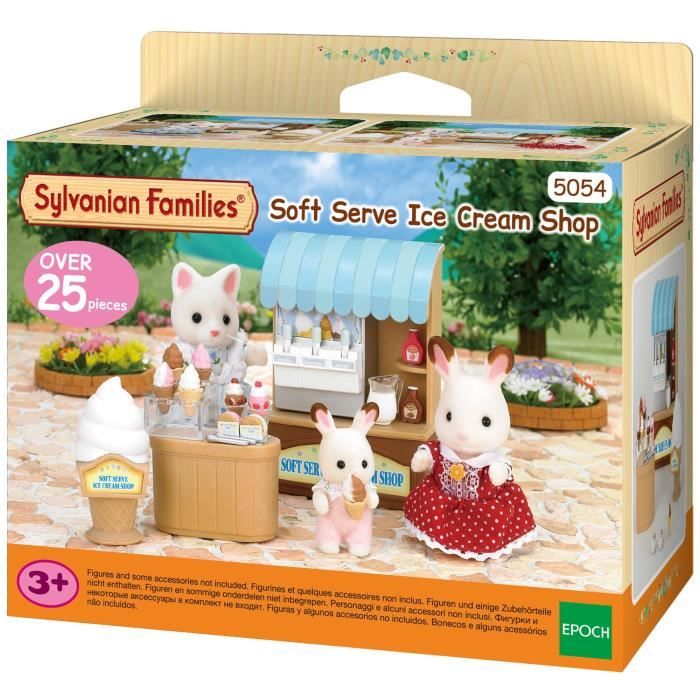 SYLVANIAN FAMILIES- Boutique de glaces molles Présentoir de Glaces Italiennes, 5054, Multicolore, Norme