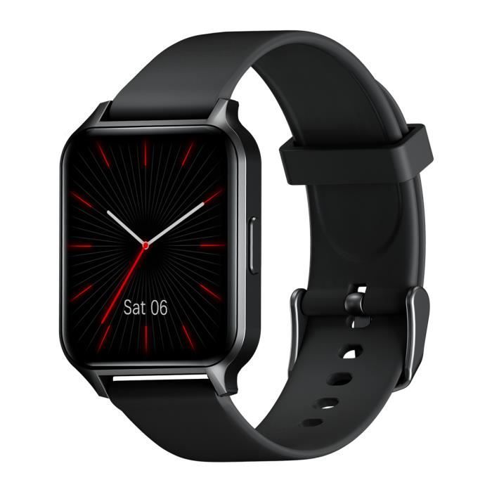 Touchelex Sirius Smart Watch Bracelet de Sport Moniteur de Santé Noir