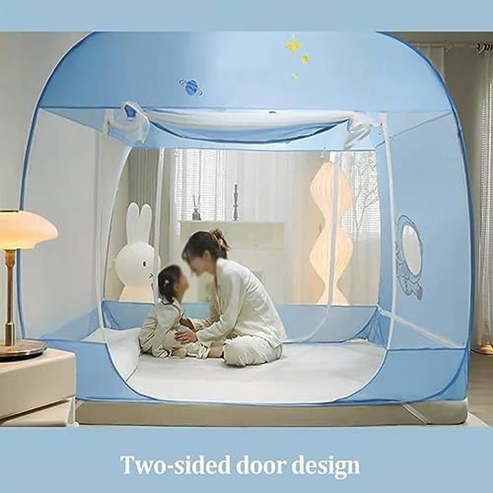 Support De Baldaquin Pour Lit Bébé - Cadre Filet Moustiquaire Portable Stable Pour Berceau, Lit Et Poussette