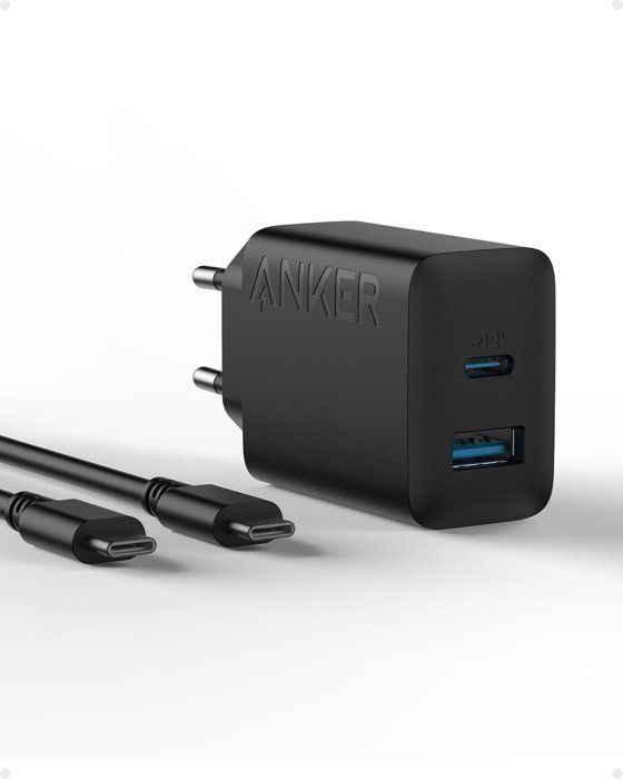 Anker Chargeur iPhone USB C 20W Chargeur iPad Recharge Rapide Compatible avec iPhone 15 Série et Autres