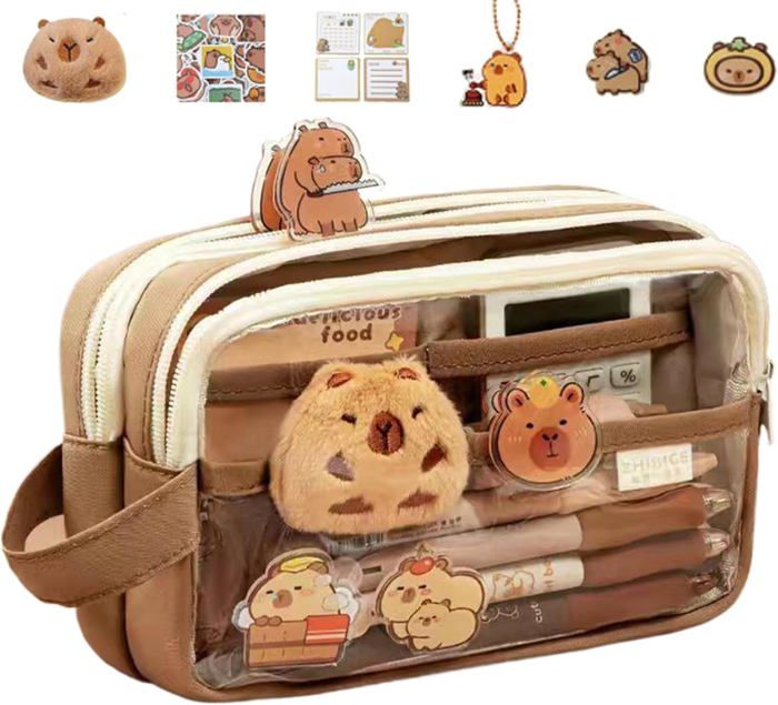 Capybara Ensemble De Papeterie Mignon Capybara Avec étui à