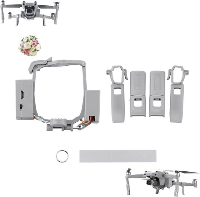 Mavic Air 2S Airdrop Système Drone Lanceur De Drone Largage Systeme Livraison Dispositif De Transport Avec Train DAtterrissage Po